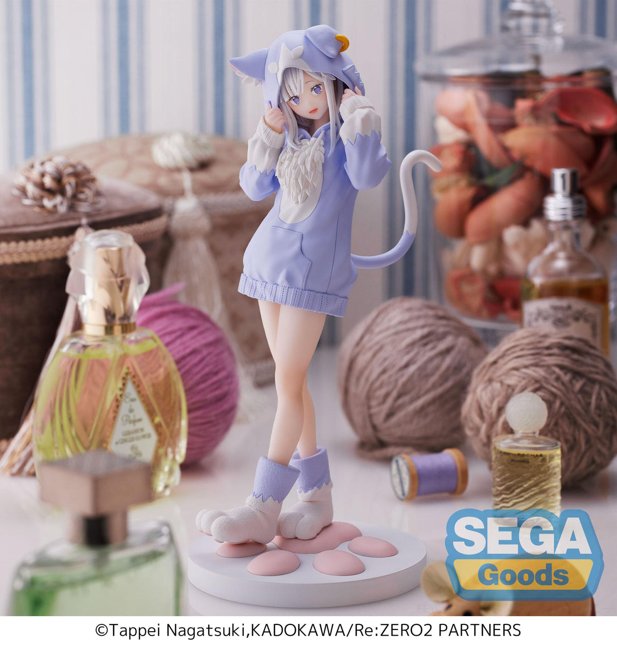 Re: Zero - Emilia - The Great Spirit Puck Mofumofu Luminasta Figure (Sega)