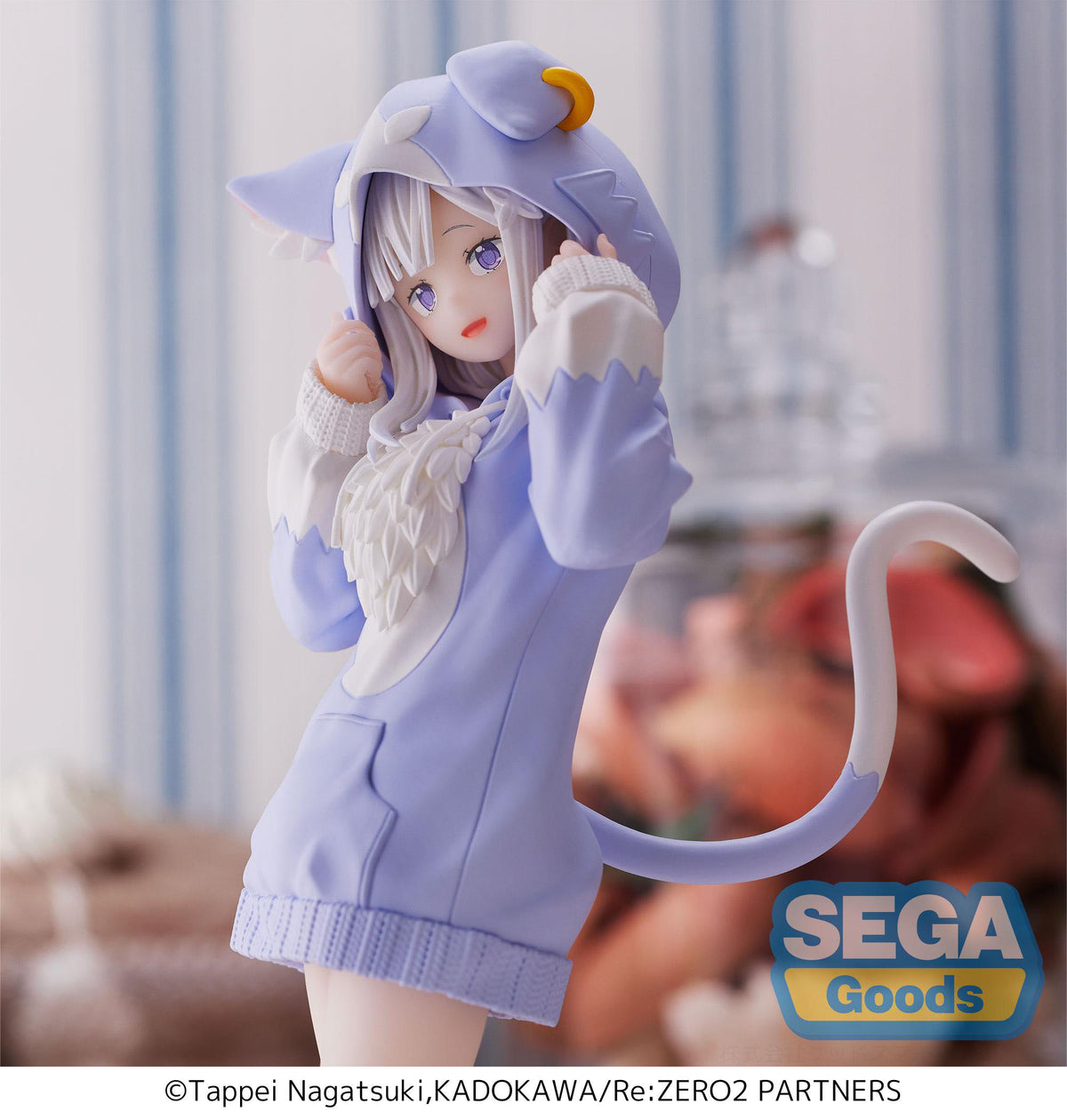 Re:Zero - Emilia - Il Grande Spirito Puck Mofumofu Luminasta figura (SEGA)