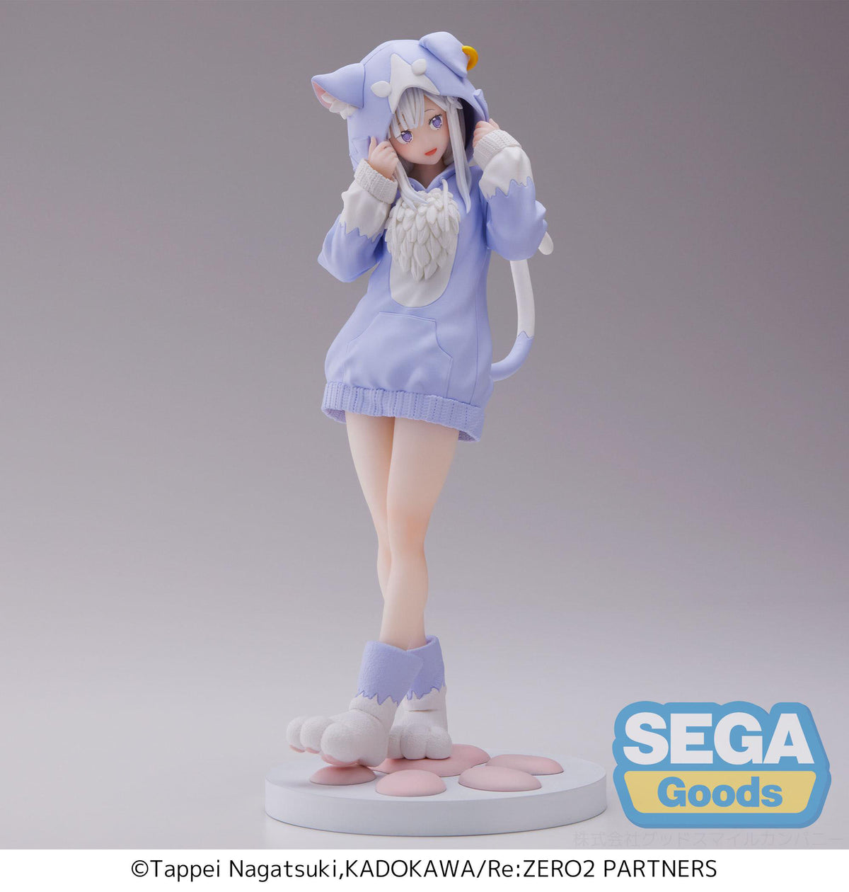 Re:Zero - Emilia - The Great Spirit Puck Mofumofu Luminasta Figur (SEGA)