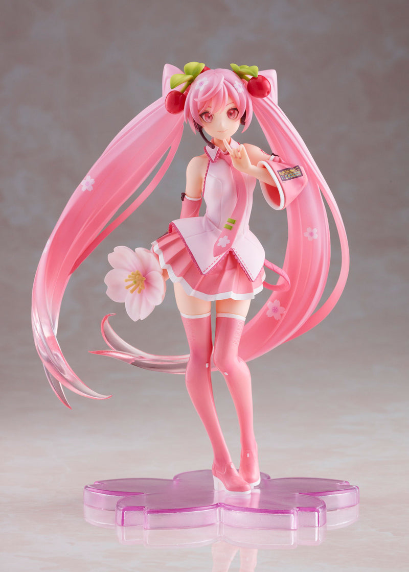 Hatsune Miku - Sakura Miku -  Newly Drawn 2021 Ver. Figur (Taito)