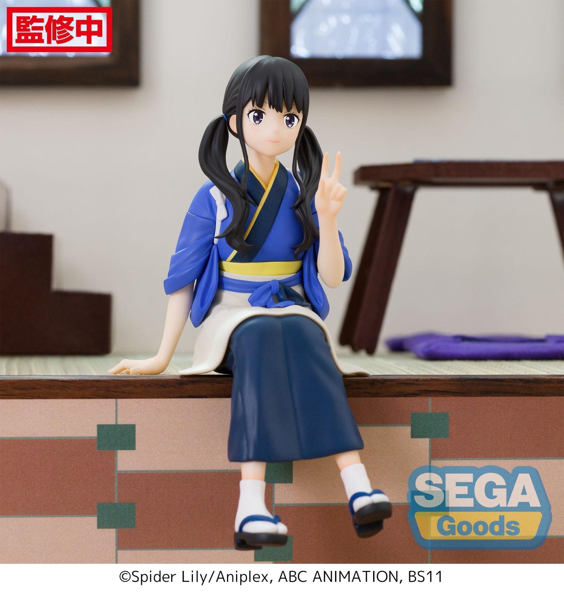 SEGA Goods Figur – Takina Inoue Aus LYCORIS Recoil, Sitzend, 14 Cm – Sammlerfigur Für Anime-Fans
