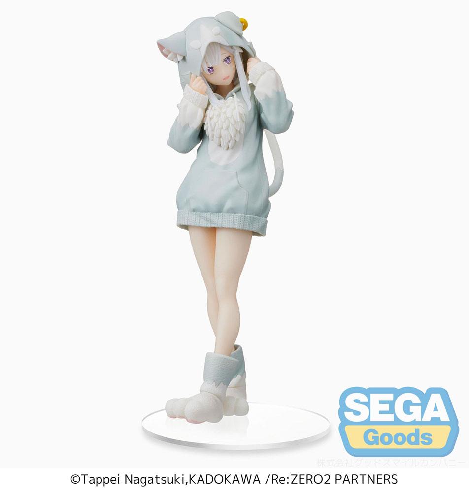 Re:Zero - Emilia - De Grote Geest Puck SPM Figuur (SEGA)