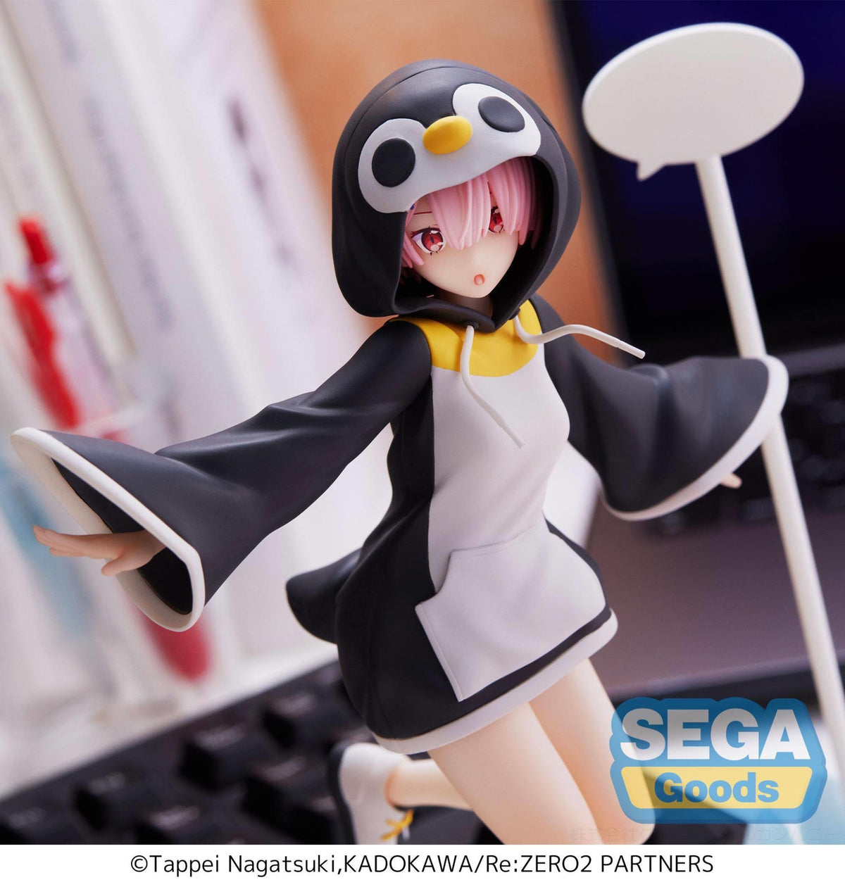 Re:Zero Starting Life in Another World - Ram - Kotoriasobi Pink Figur (SEGA) | fictionary world