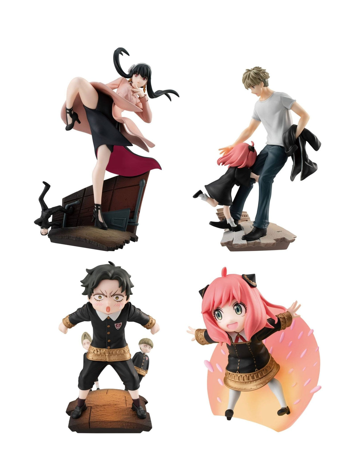 Spy x Family - Anya, Yor, Loid Forger & Damian - Petitrama Series Vol. 1 (MegaHouse)